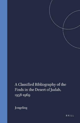 Studies on the Texts of the Desert of Judah