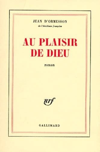 Au plaisir de Dieu