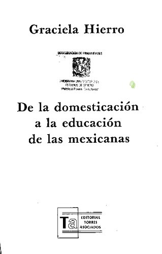 De la domesticación a la educación de las mexicanas