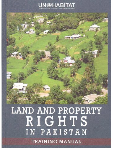 Land and Property Rights in Pakistan: A Training Manual