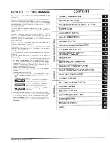 Honda CBR600RR 2007-2011/Service, Repair, Maintenance