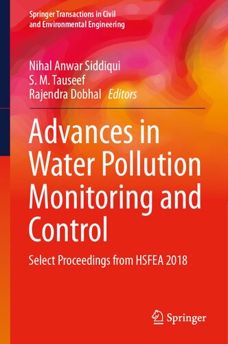 Advances in Water Pollution Monitoring and Control: Select Proceedings from HSFEA 2018 (Springer Transactions in Civil and Environmental Engineering)