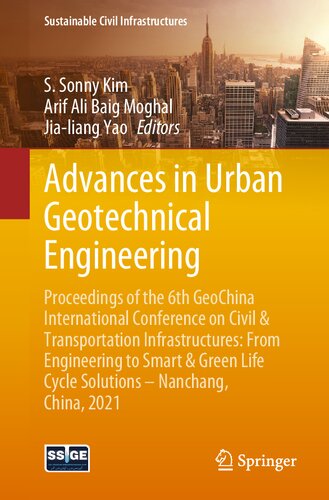 Advances in Urban Geotechnical Engineering (Sustainable Civil Infrastructures)