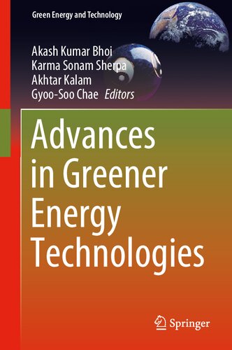 Advances in Greener Energy Technologies (Green Energy and Technology)