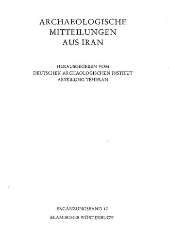 Elamisches Wörterbuch