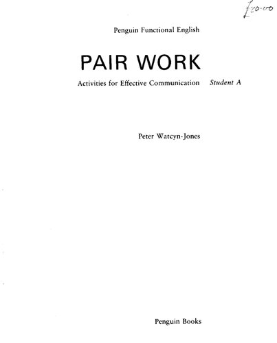 Pair Work A