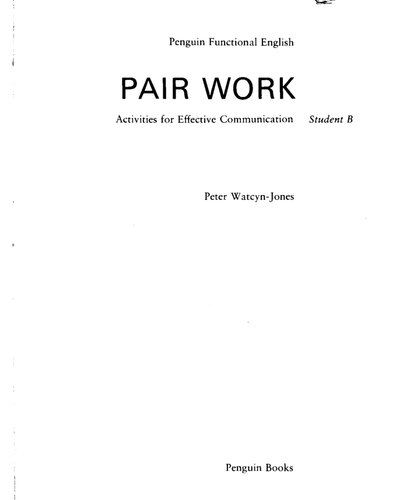 Pair Work B