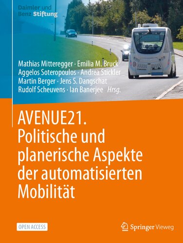 AVENUE21. Politische und planerische Aspekte der automatisierten Mobilität (German Edition)