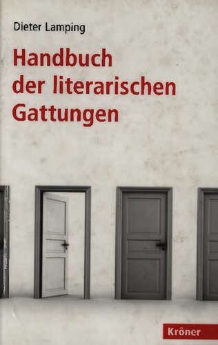 Handbuch der literarischen Gattungen