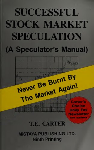 Successful Stock Market Speculation