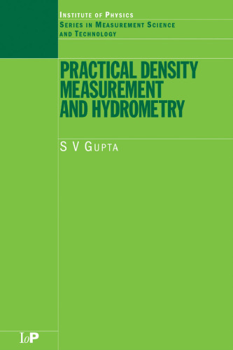 Practical Density Measurement and Hydrometry (Measurement science & technology)