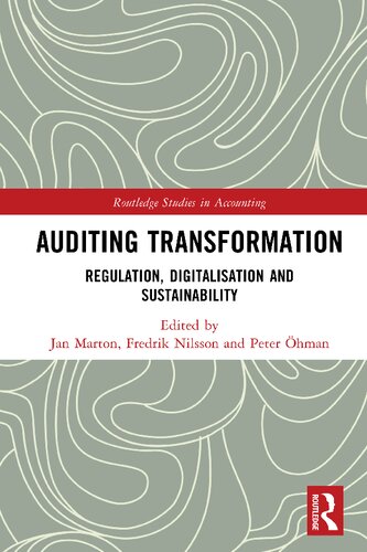 Auditing Transformation: Regulation, Digitalisation and Sustainability