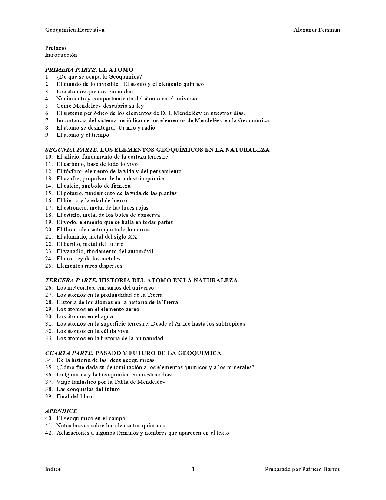 Geoquimica recreativa