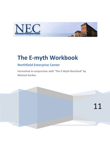 The e-myth workbook