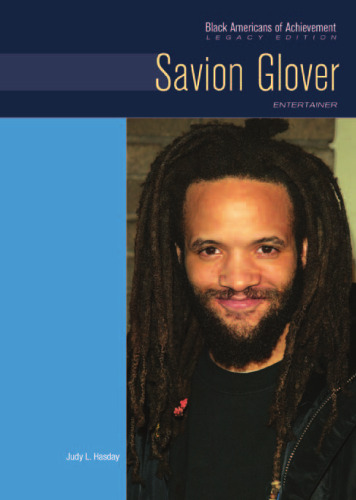 Savion Glover: Entertainer: Legacy Edition (Black Americans of Achievement)