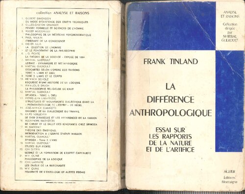 La difference anthropologique