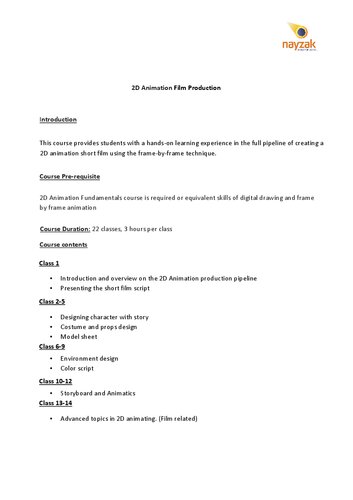 Nayzak Animation School Extra