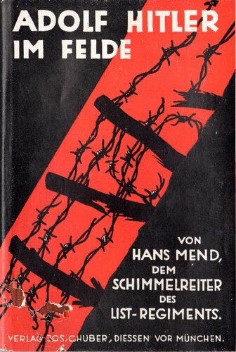 Adolf Hitler im Felde, 1914-1916