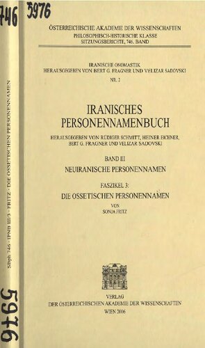 Die Ossetischen Personennamen