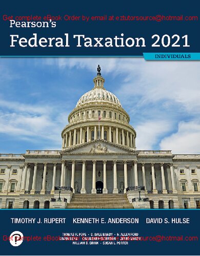 Pearson's Federal Taxation 2021 Individuals