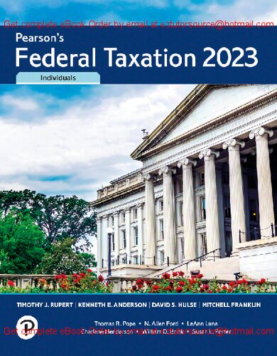 Pearsons Federal Taxation 2023 Individuals