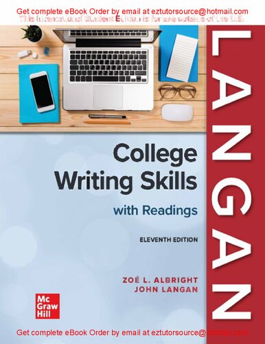 College Writing Skills with Readings