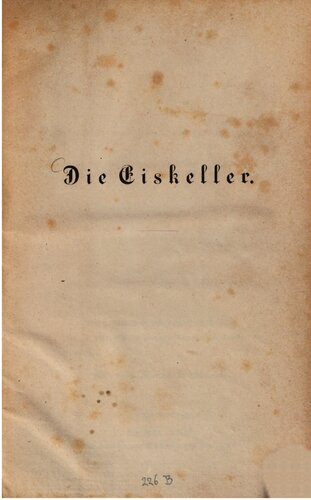 Die Anlegung und Benutzung transportabler und stabiler Eiskeller , oder Eisschränke, Eisreservoirs und amerikanischer Eishäuser, sowie die Konstruktion  und der Gebrauch Milch-, Wasser- und Luftkühlern, Gefrornesmaschinen etc.