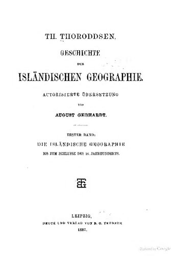 Geschichte der isländischen Geographie