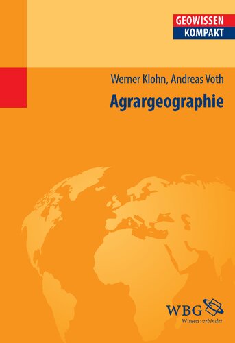 Agrargeographie: Herausgegeben:Cyffka, Bernd; Schmude, Jürgen