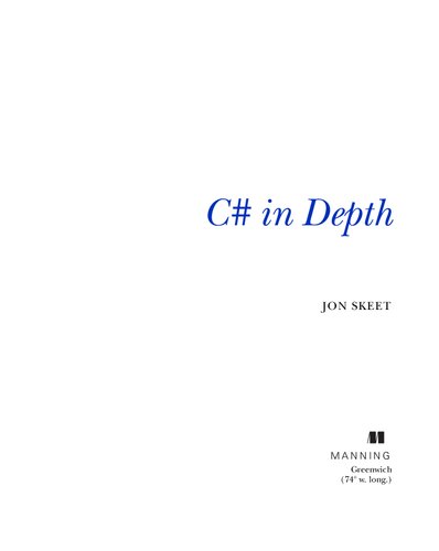 C# in Depth