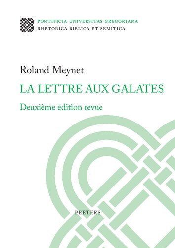 La Lettre Aux Galates: Deuxième Édition Revue (Rhetorica Biblica et Semitica) (French Edition)