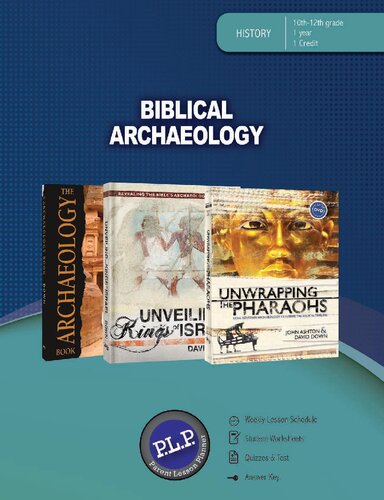 Biblical Archaeology Parent Lesson Planner