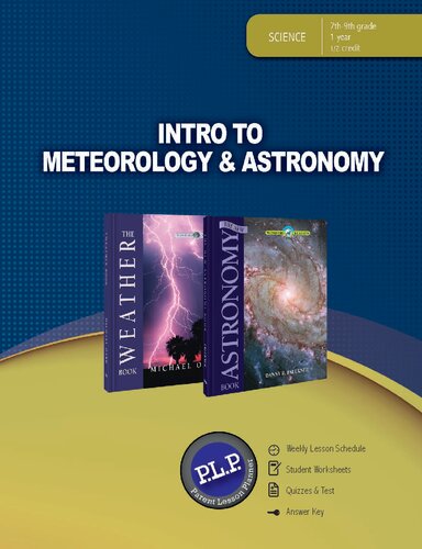 Intro to Meteorology & Astronomy Parent Lesson Planner