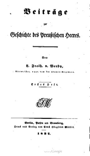 Stamm-, Rang- und Quartier-Liste des Königlich Preußischen 12. Infanterie-Regiments