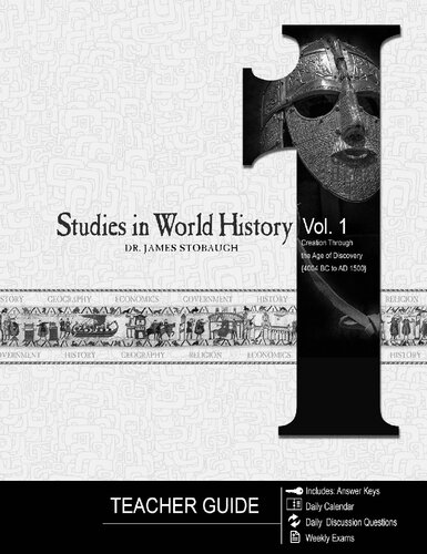 Studies in World History Volume 1 (Teacher Guide)