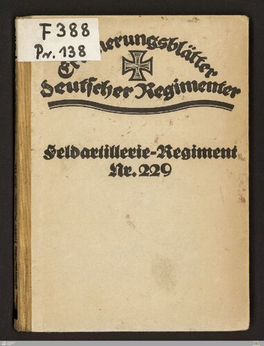 Das Kgl. Preuß. Feldartillerie-Regiment Nr. 229