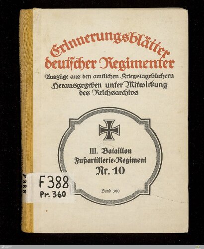 Das III. aktive Bataillon des Niedersächsischen Fußartillerie-Regiments Nr. 10