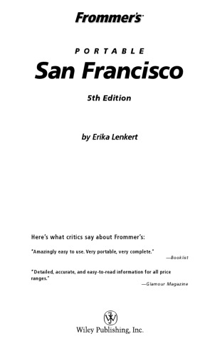 Frommer's Portable San Francisco (Frommer's Portable)