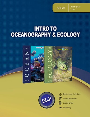 Intro to Oceanography & Ecology Parent Lesson Planner