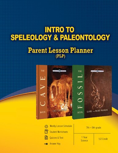 Intro to Speleology and Paleontology Parent Lesson Planner