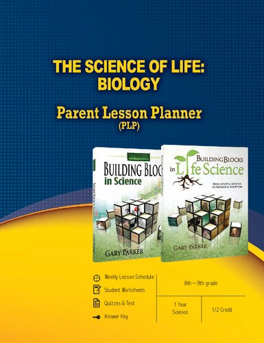 The Science of Life: Biology Parent Lesson Planner