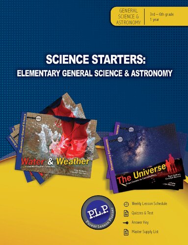 Science Starters: Elementary General Science & Astronomy Parent Lesson Planner