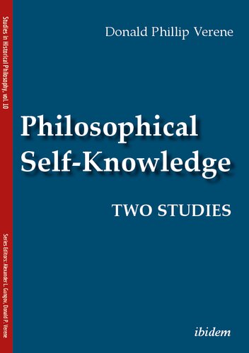 Philosophical Self-Knowledge