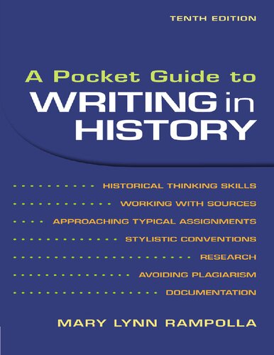 A Pocket Guide to Writing in History