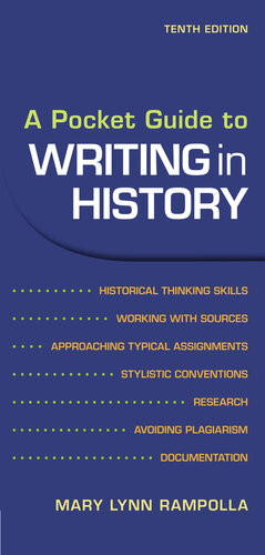 A Pocket Guide to Writing in History