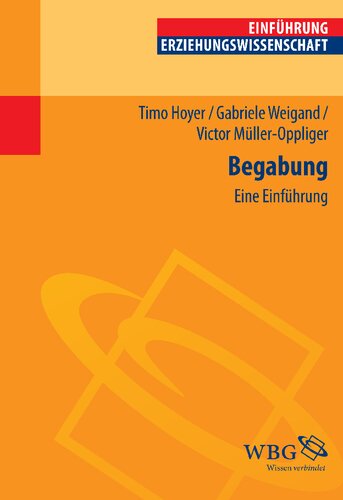 Begabung: Eine Einführung