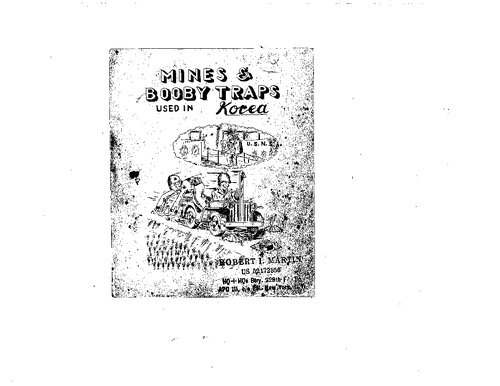 Mines and Booby Traps Used in Korea