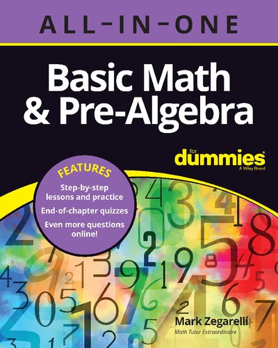 Basic Math & Pre-Algebra All-in-One For Dummies