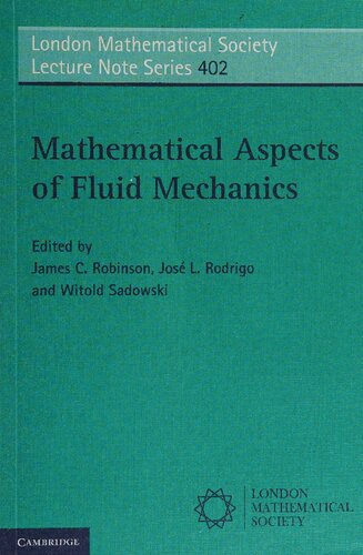 Mathematical Aspects of Fluid Mechanics