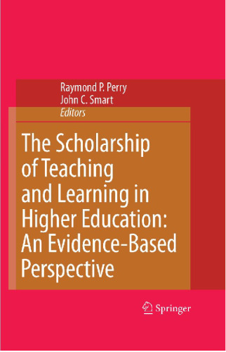 The Scholarship of Teaching and Learning in Higher Education: An Evidence-Based Perspective